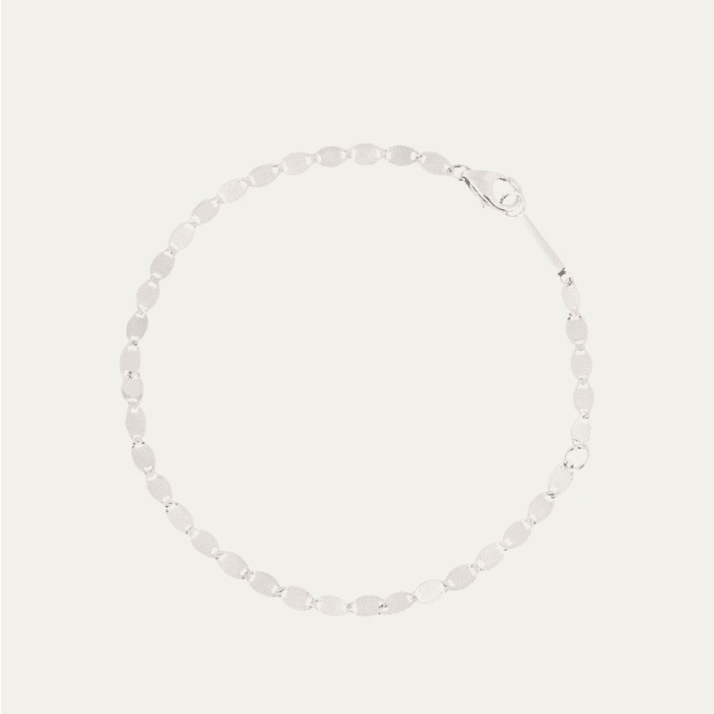 LANA 14k White Gold Chain Bracelet